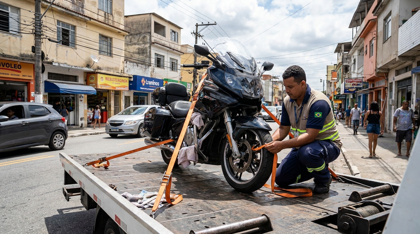 Remoção de Moto em Pane na Vila Sônia, Piracicaba‑SP