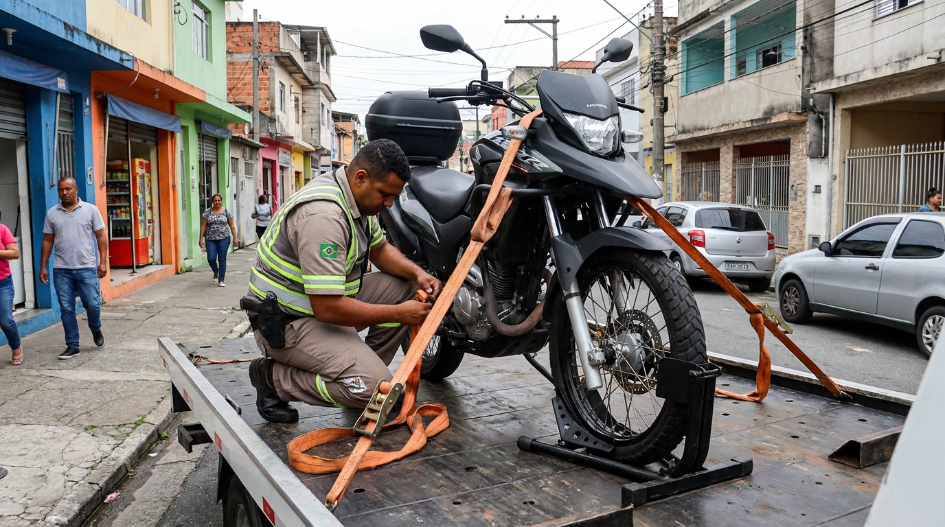 Guincho para Moto na Vila Sônia, Piracicaba‑SP